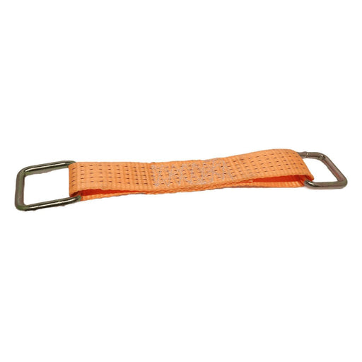 Barrigueira Contenção de Veículos Poliéster Laranja 50mm 5 Ton c/Ganchos Quadrados