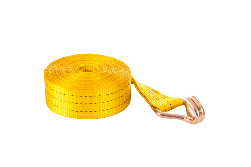 Cinta de Amarração 3 Ton 50mm com Gancho Universal (J) Amarela Astro