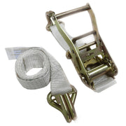 Conjunto de Amarração Branco Martins Poliéster Branco 50mm 4,5 Ton c/Gancho Universal 0,7m+1,5m