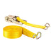 Ratchet Strap Poly Set 50mm 3T Rave Hook Yellow