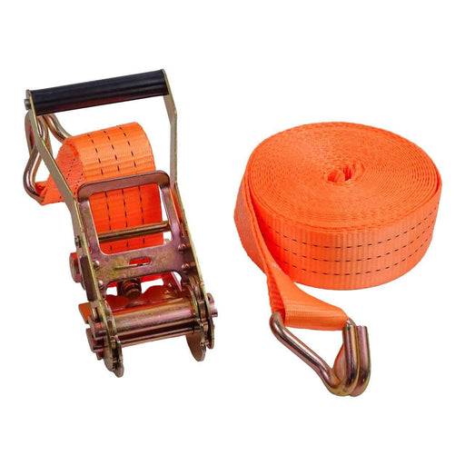 Conjunto de Amarração Poliéster Laranja 50mm 3 Ton Gancho Universal