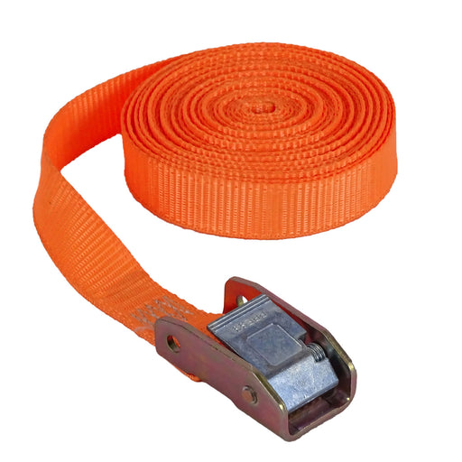 Cinta de Amarração Tipo Loop Poliéster Laranja 25mm 540kg c/Fivela