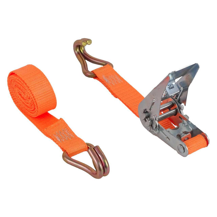 Conjunto de Amarração Poliéster Laranja 25mm 540kg Gancho Universal