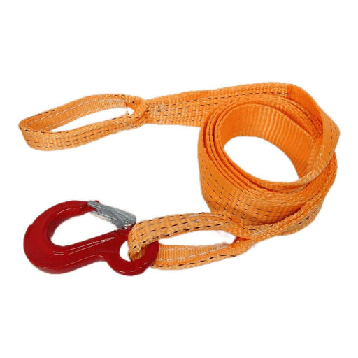 Cinta Resgate Jeep Poliéster Laranja 50mm 5 Ton c/Gancho Forjado