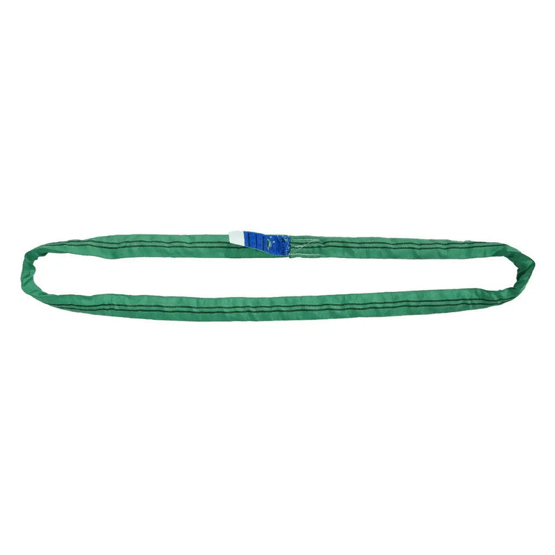 Cinta de Elevação em Poliéster 7:1 Tubular Tipo Anel 2 Ton Verde