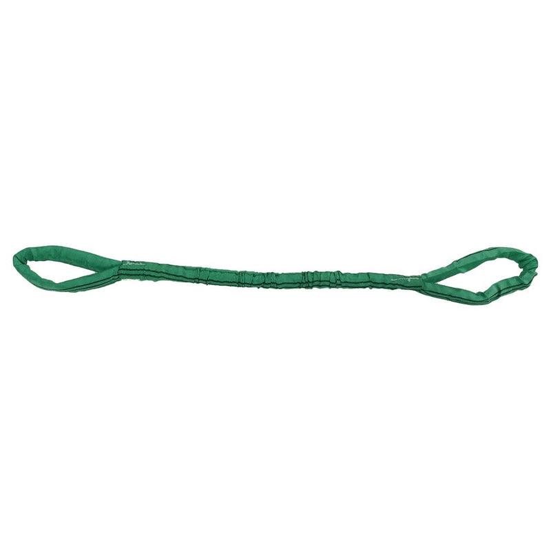 Cinta de Elevação em Poliéster 7:1 Tubular Tipo Sling 2 Ton Verde