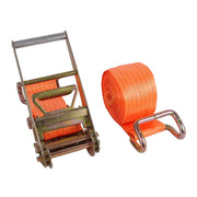Conjunto de Amarração Poliéster Laranja 100mm 7 Ton com Gancho Tipo Sider