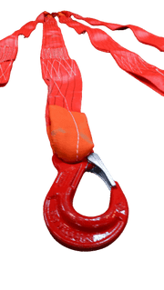Linga de Cinta Poliéster 4 Pernas 5 Ton Vermelho 150mm
