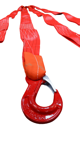 Linga de Cinta Poliéster 4 Pernas 5 Ton Vermelho 150mm