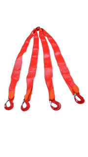 Linga de Cinta Poliéster 4 Pernas 5 Ton Vermelho 150mm
