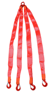 Linga (Leg) de Cinta Poliéster 4 Pernas 5 Ton Vermelho 150mm