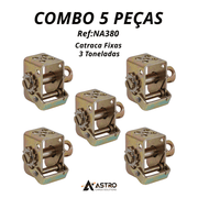 Combo 5 peças Catraca Fixa 3 Toneladas 50mm Astro