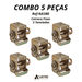 Combo 5 peças Catraca Fixa 3 Toneladas 50mm Astro