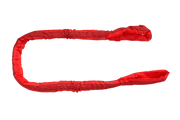 Cinta de Elevação em Poliéster 7:1 Tubular Tipo Sling 5 Ton Vermelho