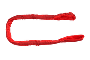 Cinta de Elevação em Poliéster 7:1 Tubular Tipo Sling 5 Ton Vermelho